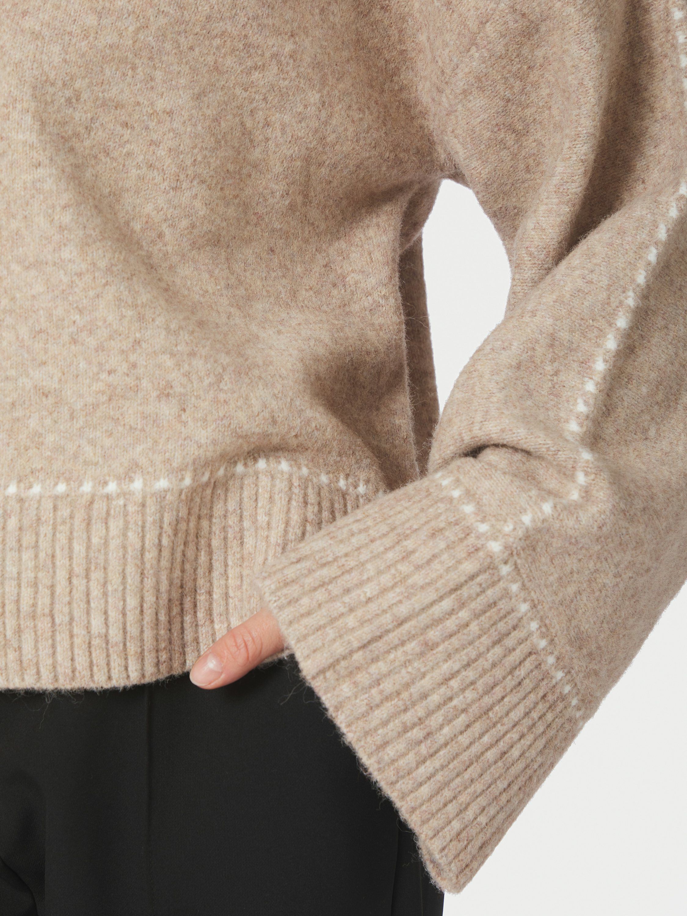 Roeme Knit Stitch Blouse