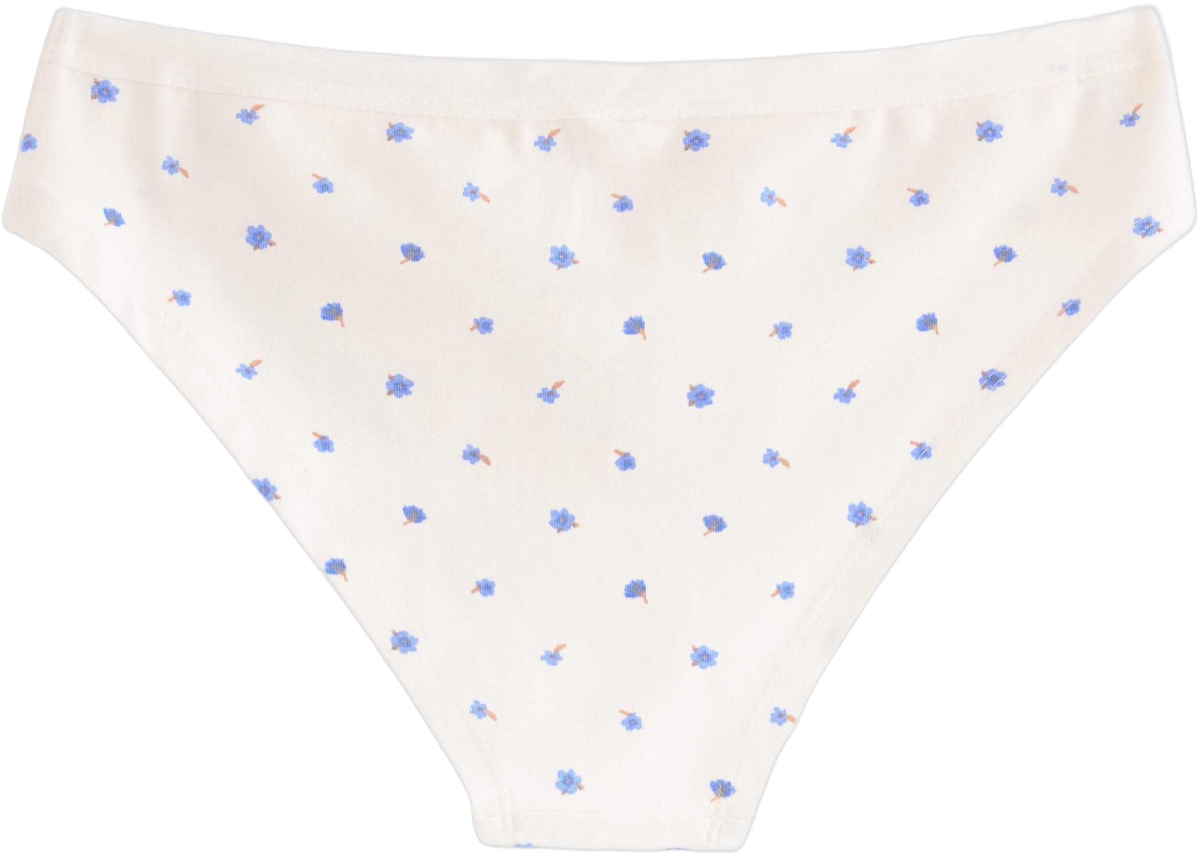 Soft bikini briefs with a low waist