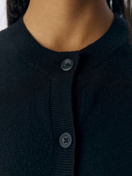 OBJTHESS L/S SHORT CARDIGAN NOOS