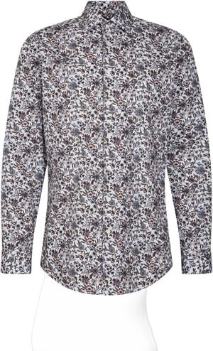 Business shirt Regular 1/1 Kent-Collar Print