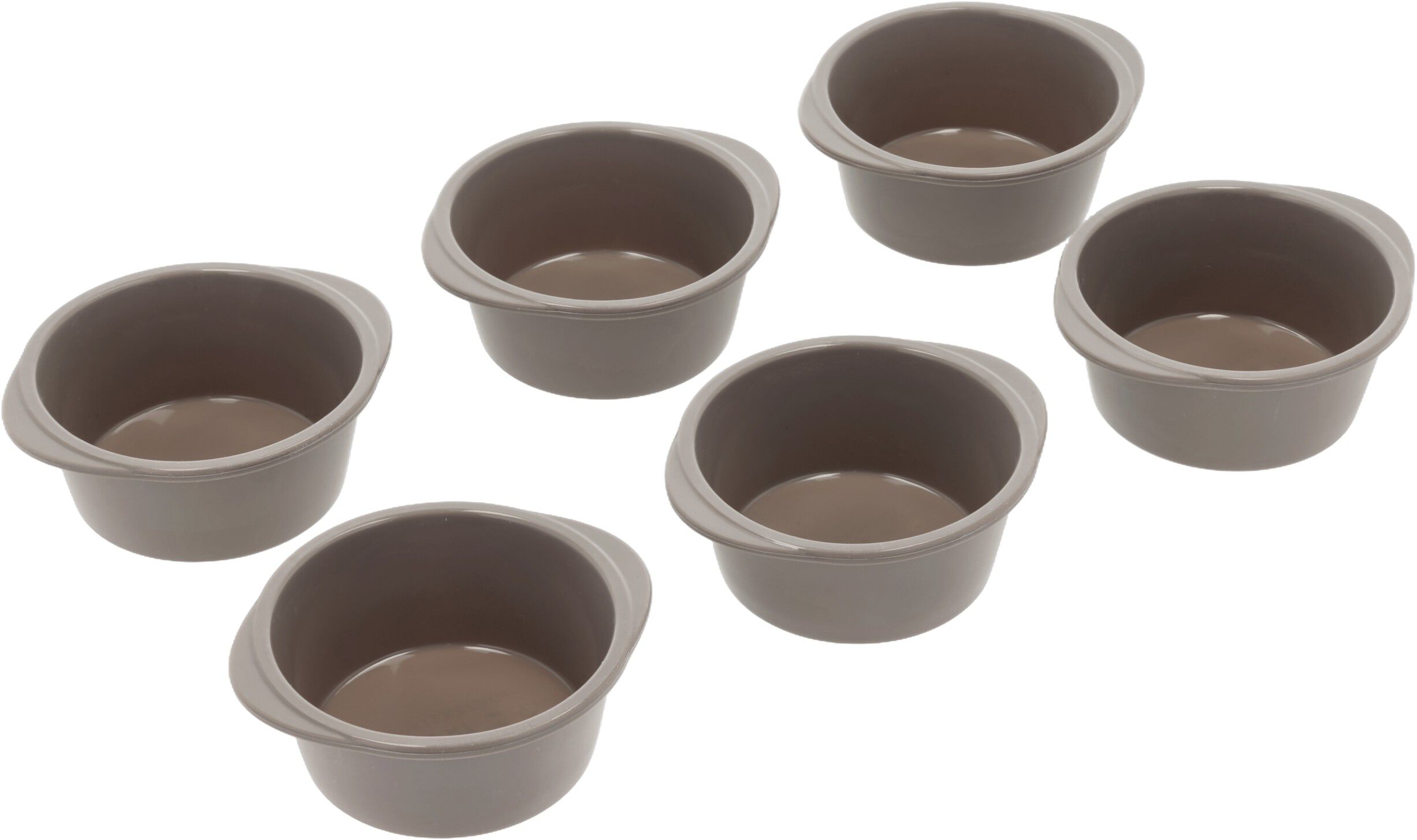 Muffins-/snurreform 6 stk. Latte Silikon