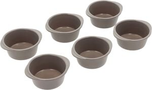 Muffins-/snurreform 6 stk. Latte Silikon