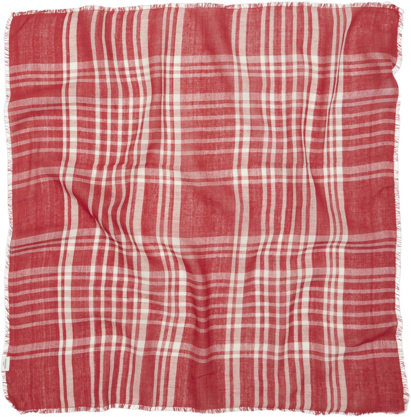 Grid Cowea Scarf