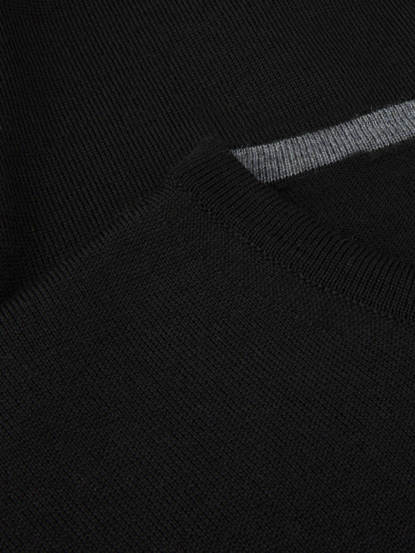 Sweater Knitted Crew Neck With Patch Merino Wool