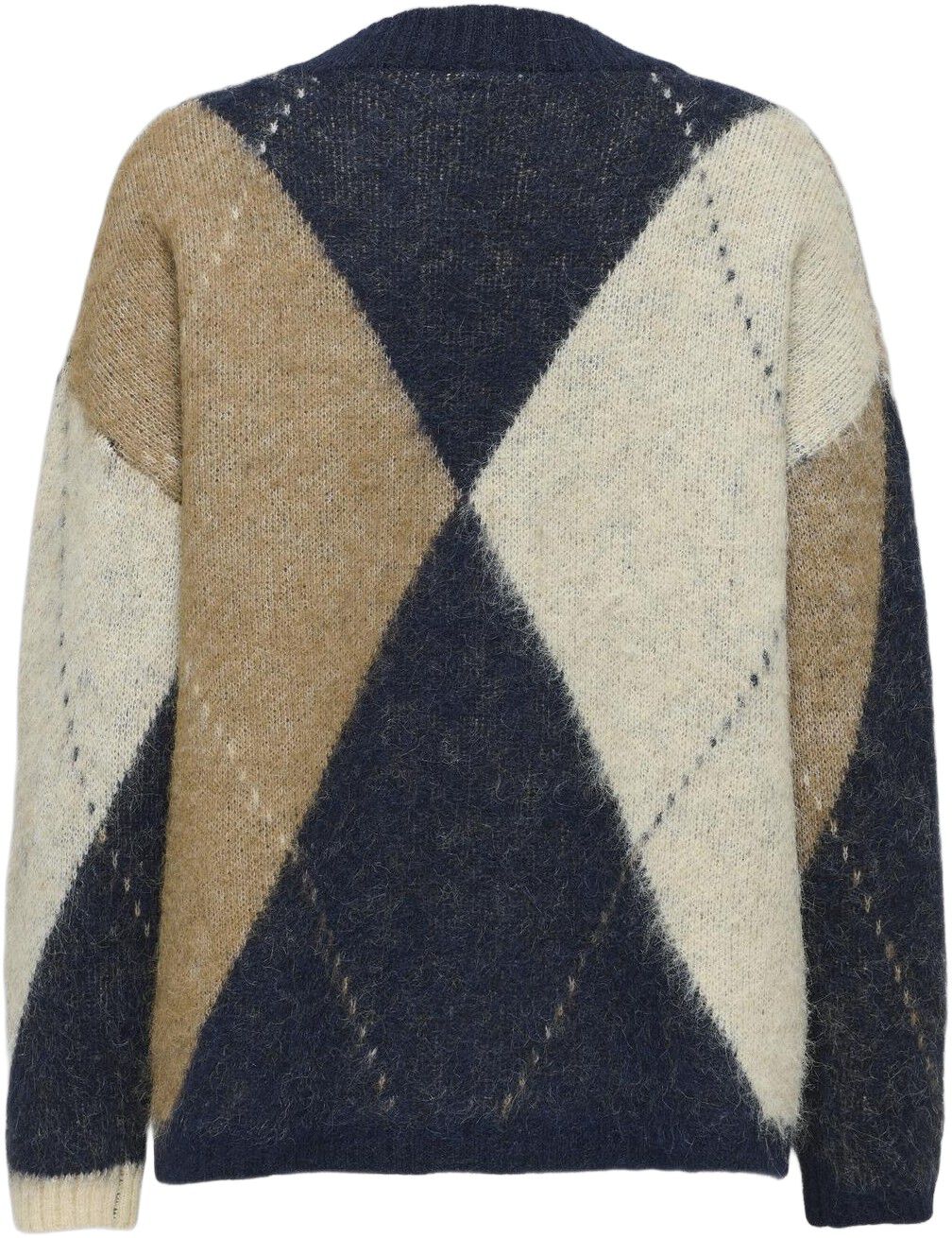 ONLNOEME JQ LS LIFE CARDI V-NECK KN