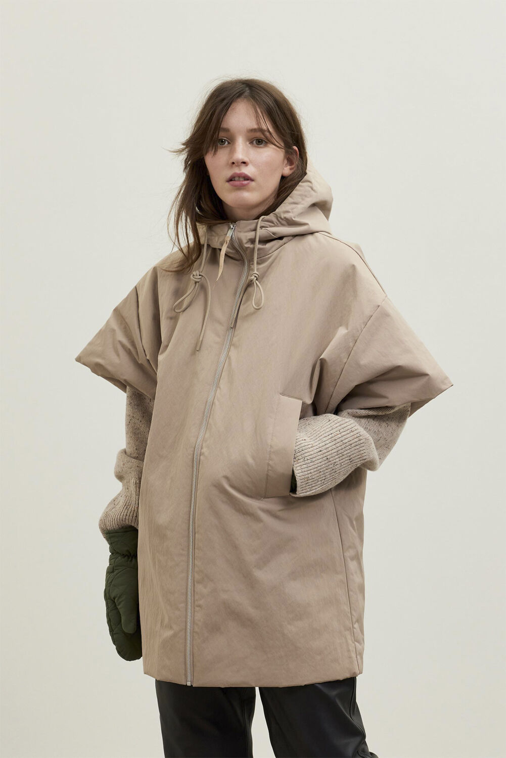 SLFMARIE CHINO MW LEATHER PANTS W N