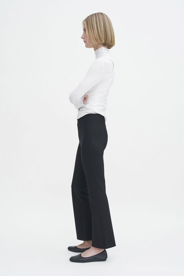 Flared Jersey Trousers