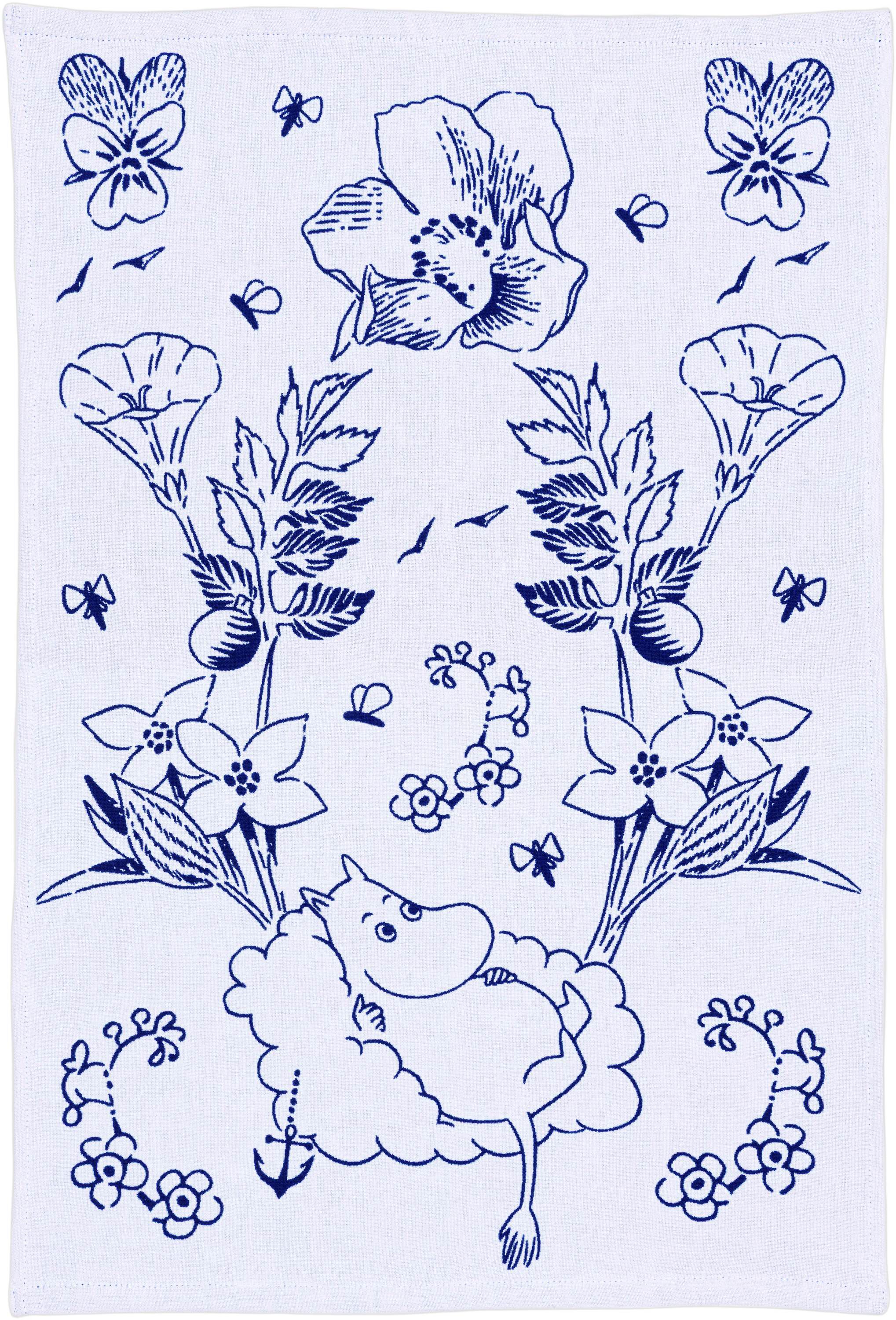 Moomin Arabia 45x65cm viskestykke Haru GOTS