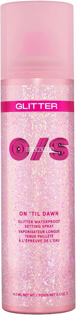 On 'Til Dawn - Vandfast og langtidsholdbar glitter-setting spray: