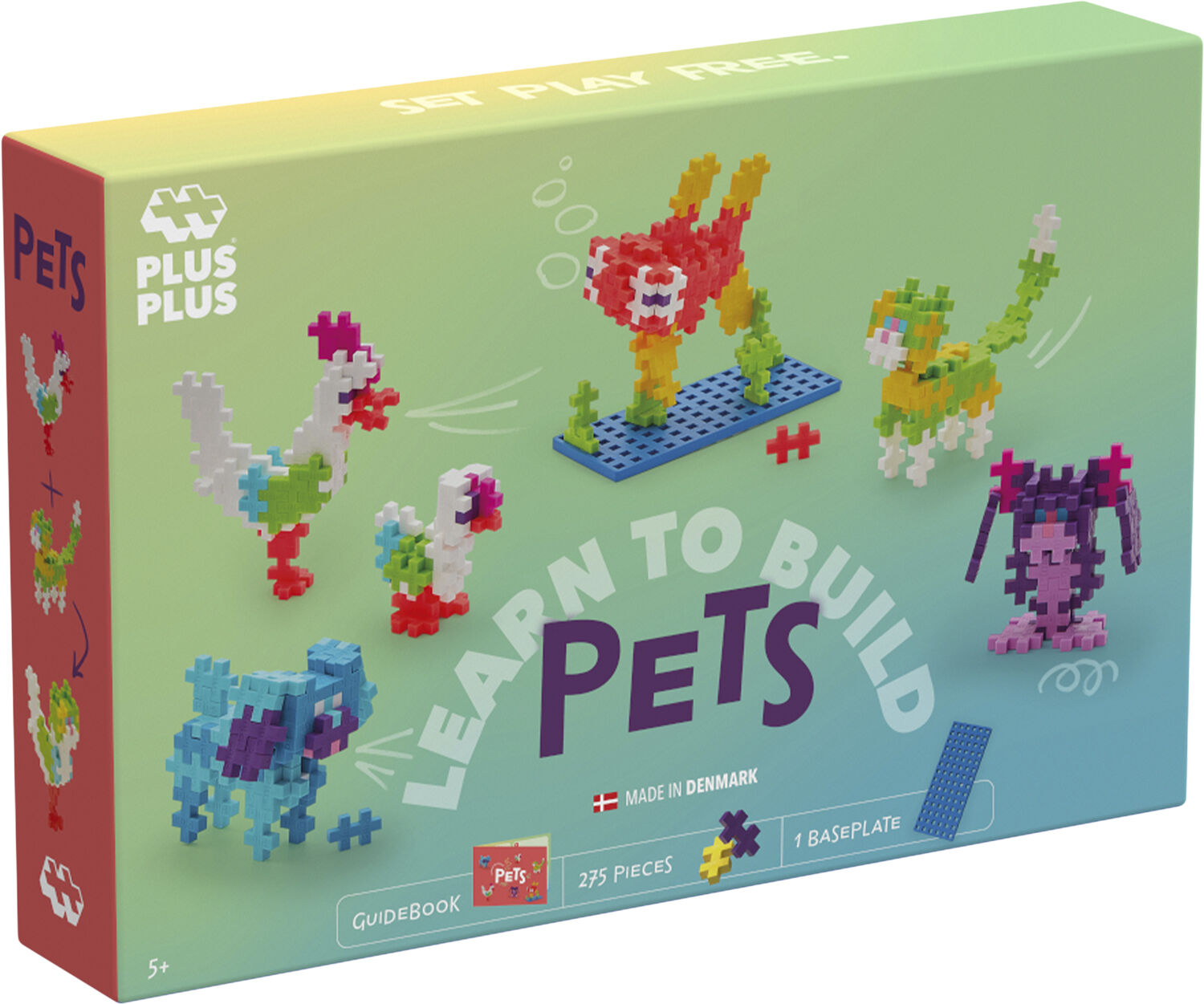 Plus Plus learn to bild Pet Animals