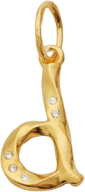 Alphabet Pendant Gold