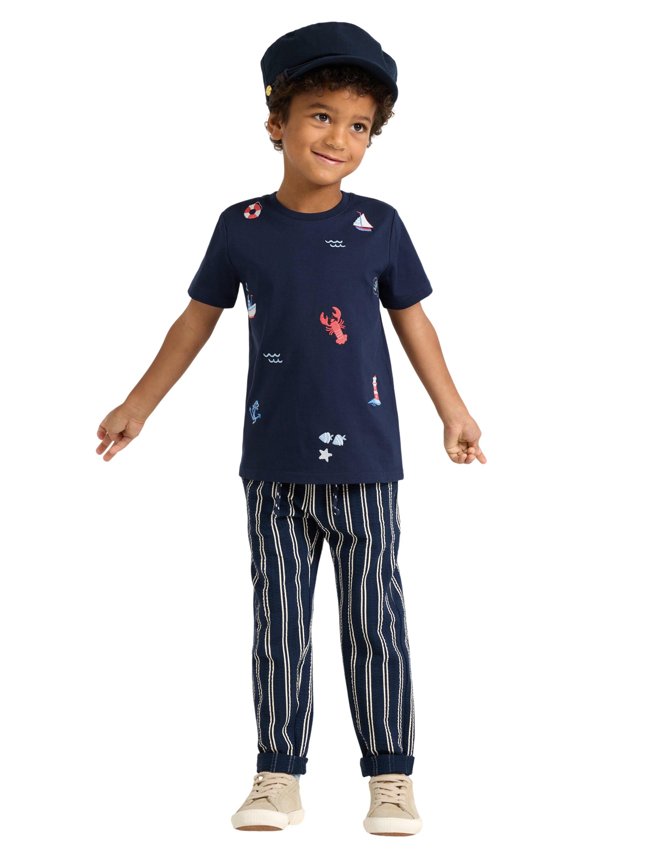 Trousers vertical stripe