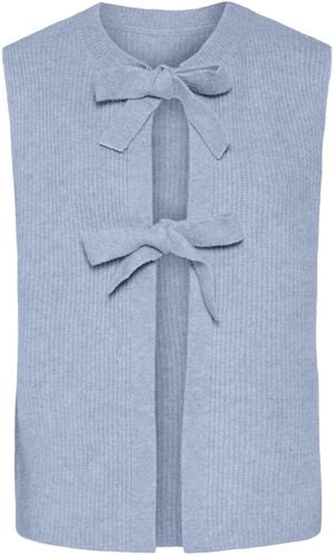 PCSILLY SL REV TIE VEST KNIT NOOS B