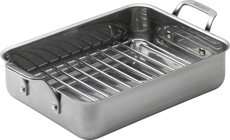 Langpanne m/rist 79NORD 40 x 25 x 10 cm Rustfritt stål