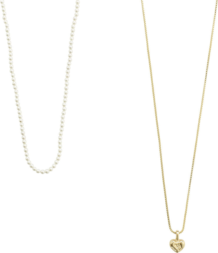 ARLET necklace 2-in-1 set, gold-plated