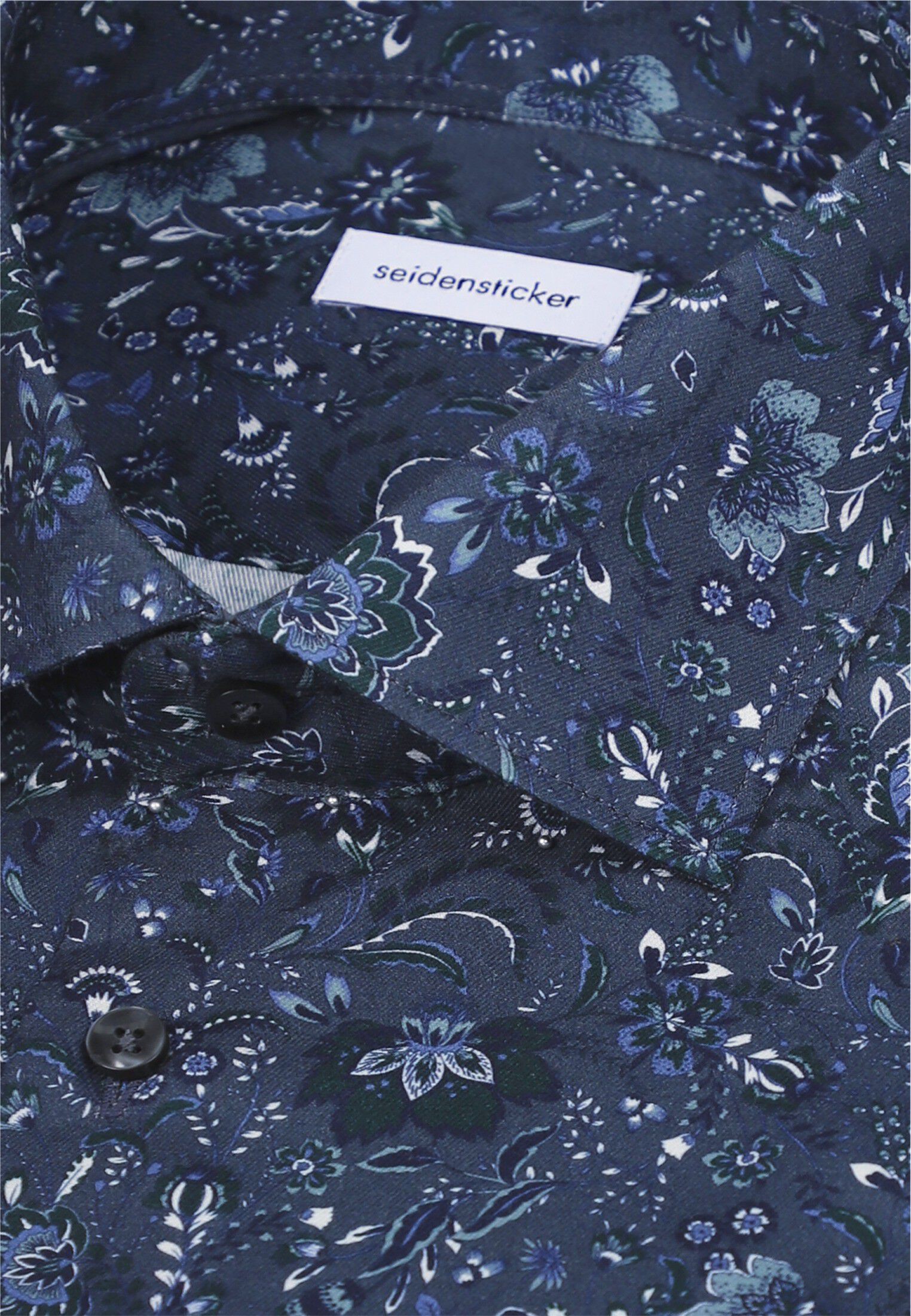 Business shirt Slim 1/1 Kent-Collar Print