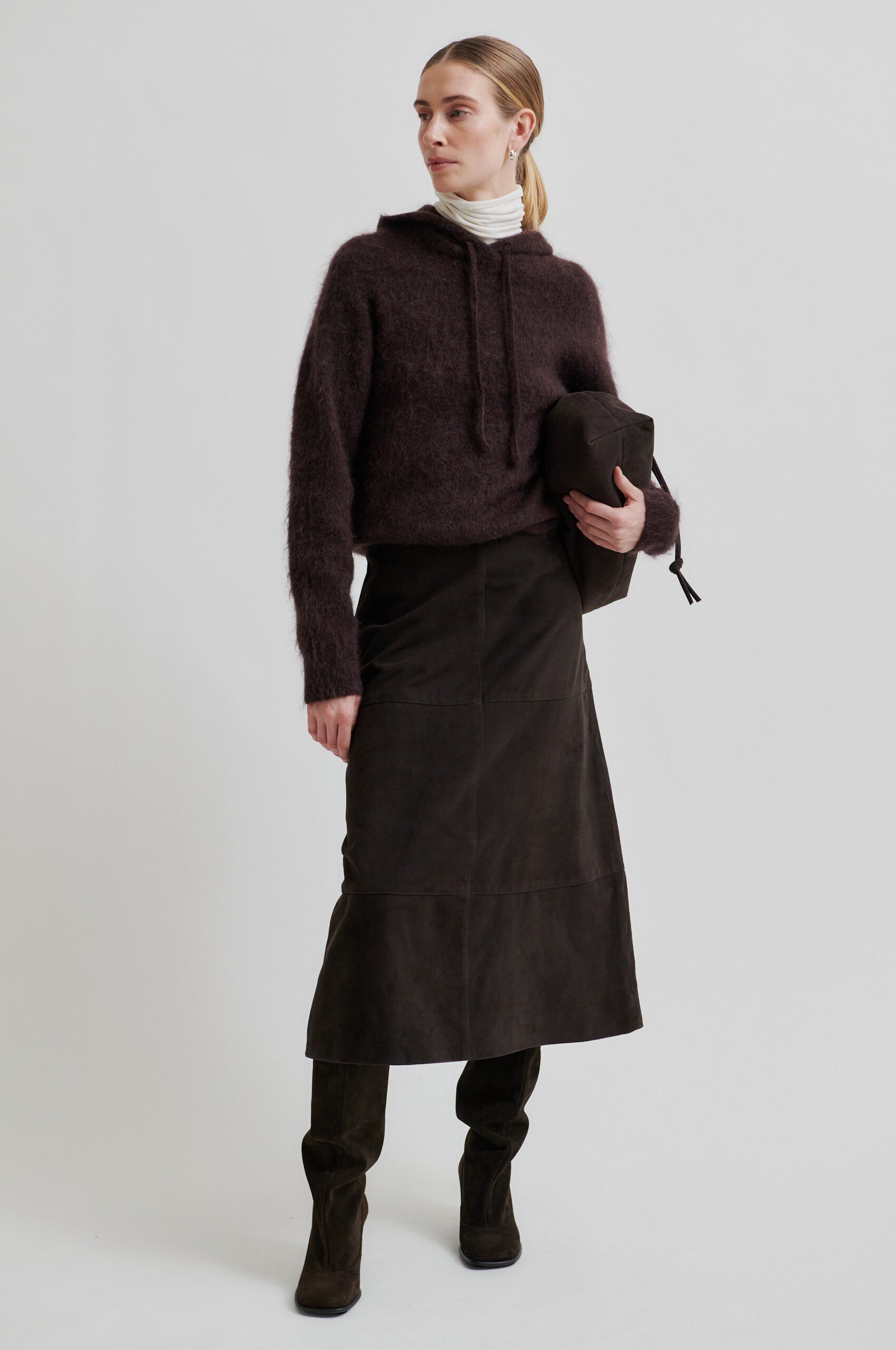 Anneleen Knit Hoodie