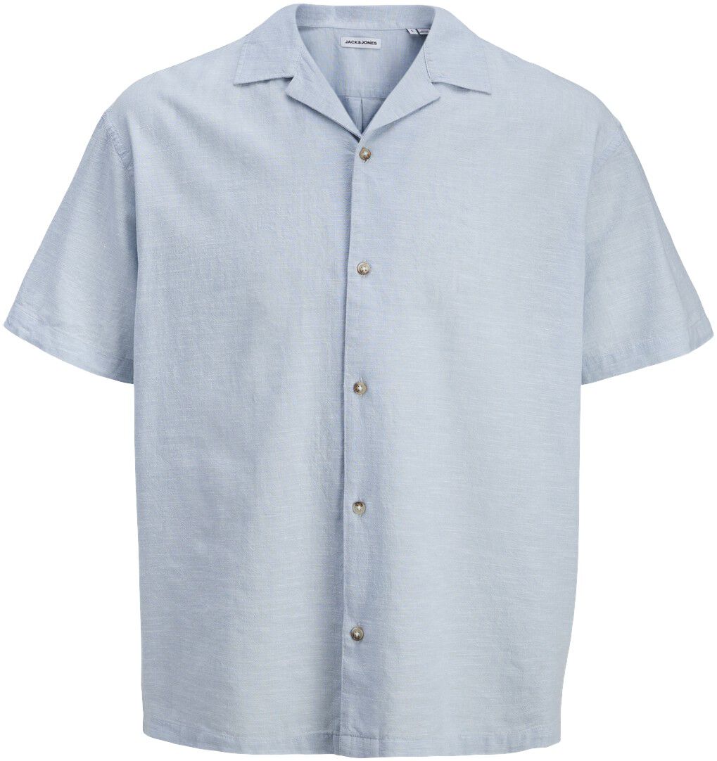 Jjesummer Linen Blend Resort Shirt Ss Sn