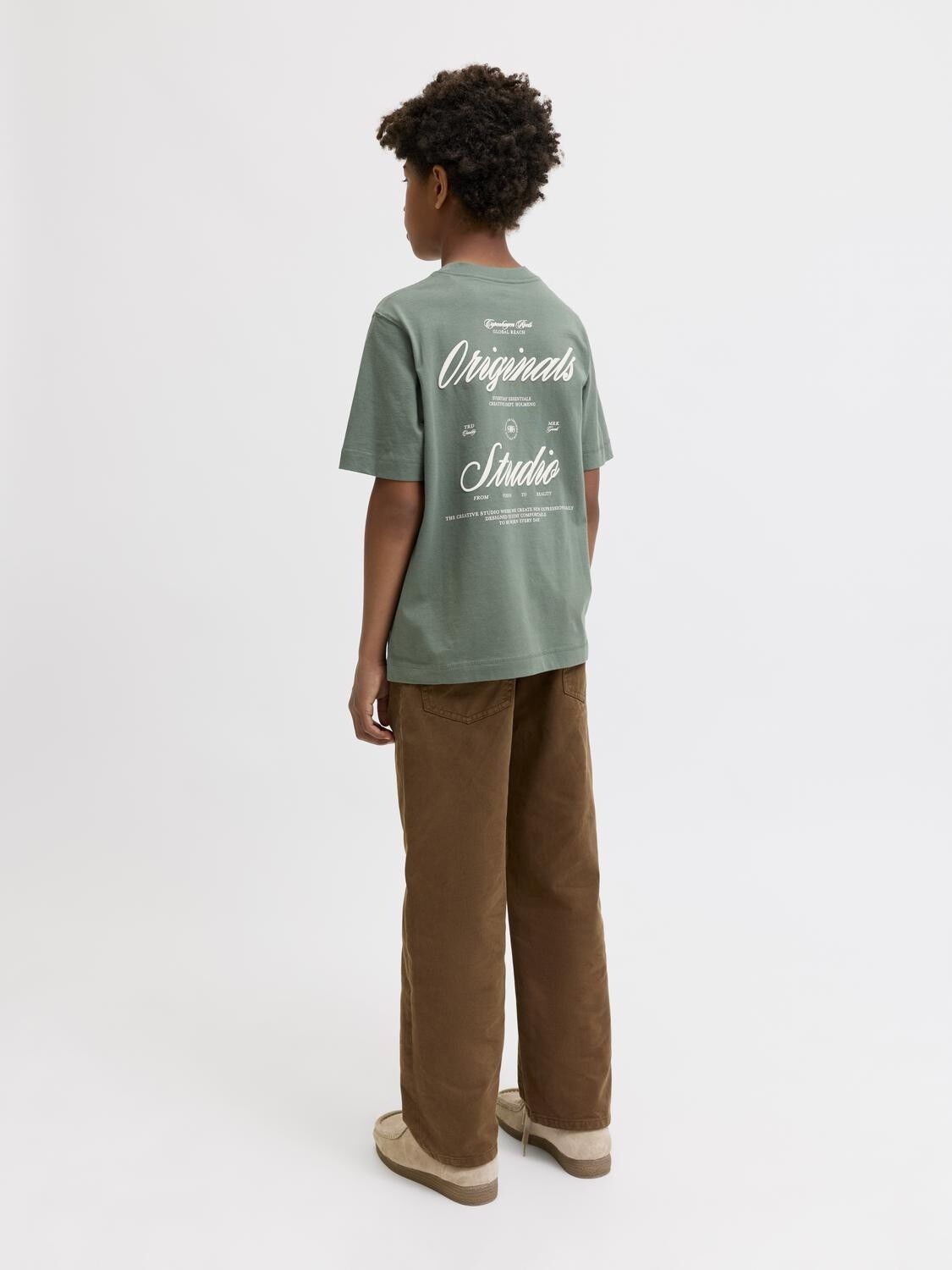 Jornorrebro Typo Tee Ss Crew Neck Sn Jnr