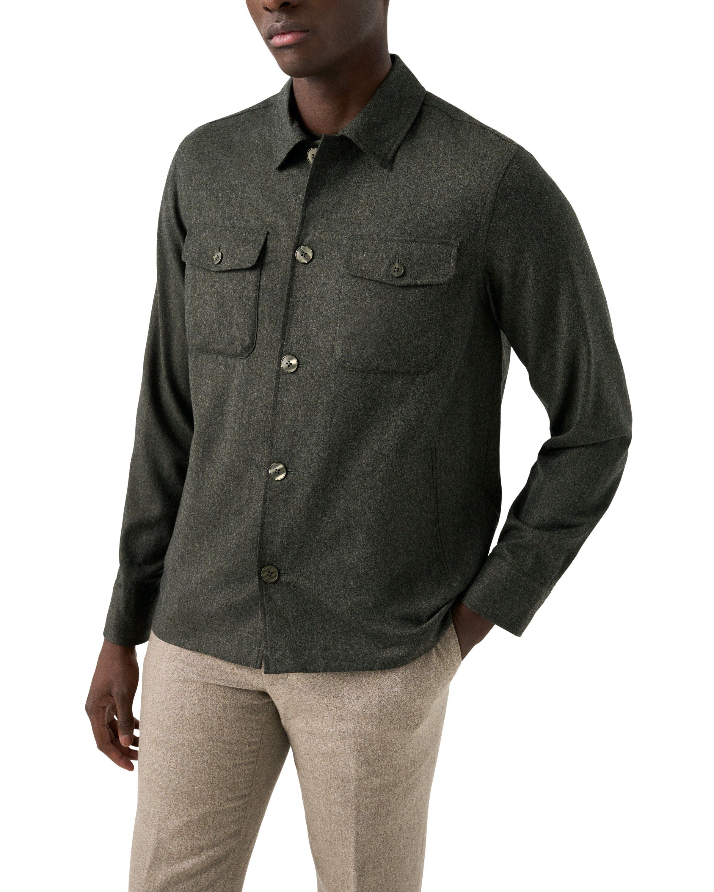 Active Wool Four Pocket Overshirt
