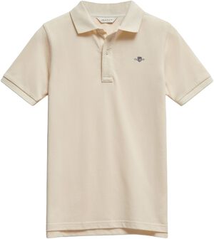 Shield Knitted Zip SS Polo