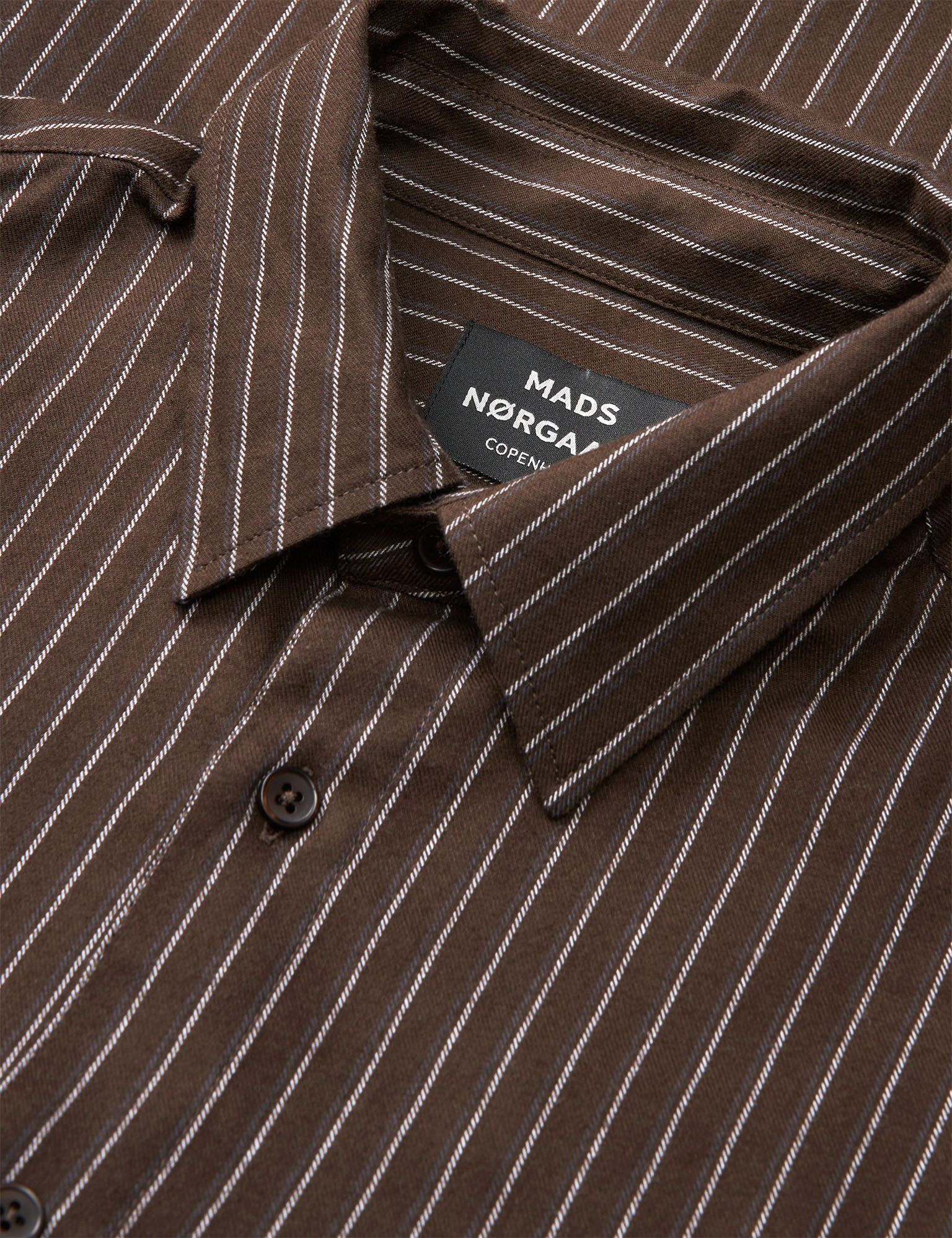 Cotton Flannel Stripe Sune Shirt