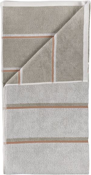 H&aring;ndkle Sauna 50x100 White/Soft Grey/Eucalyptus