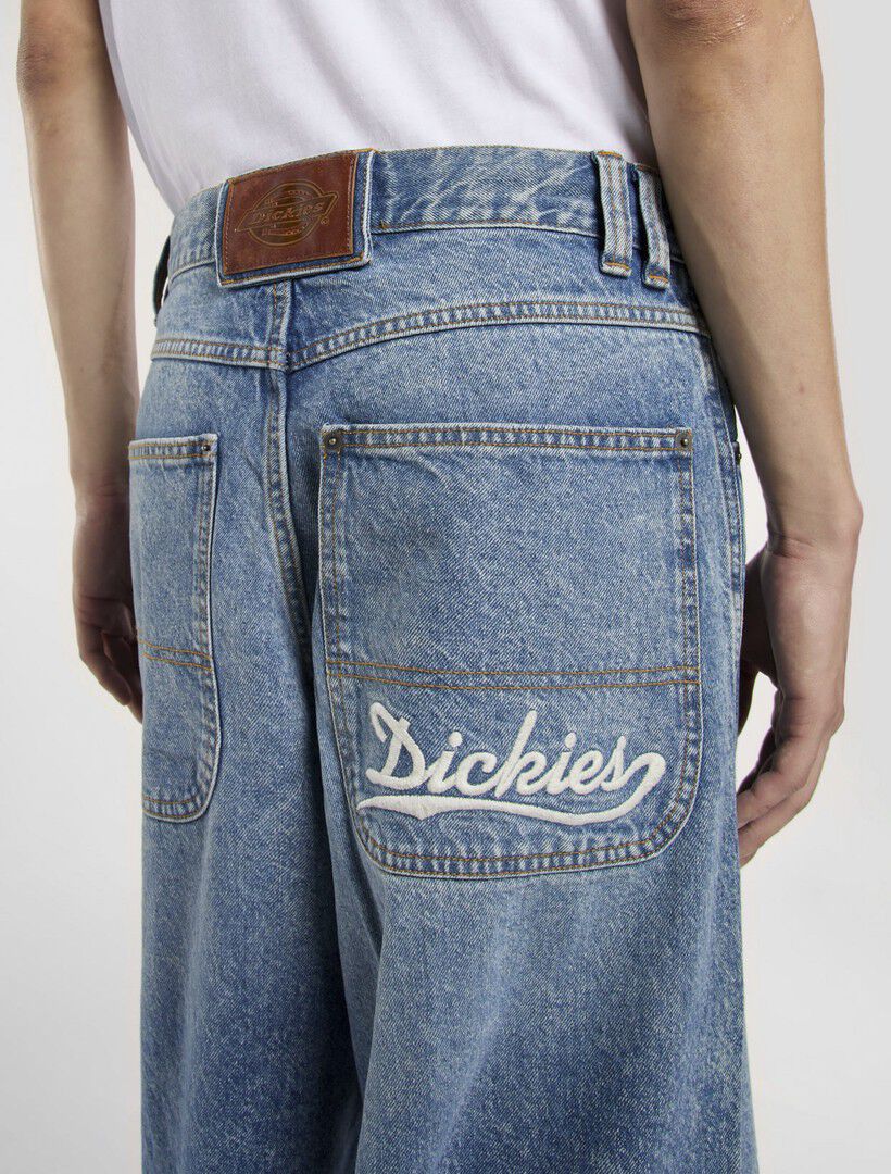 LOOSE WAVE DENIM RINSED BLUE W/ FAD