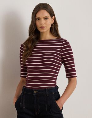 RFND STRTCH 1X1 RIB-KNIT TOP