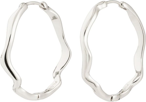 LARKIN øreringe sølvbelagt