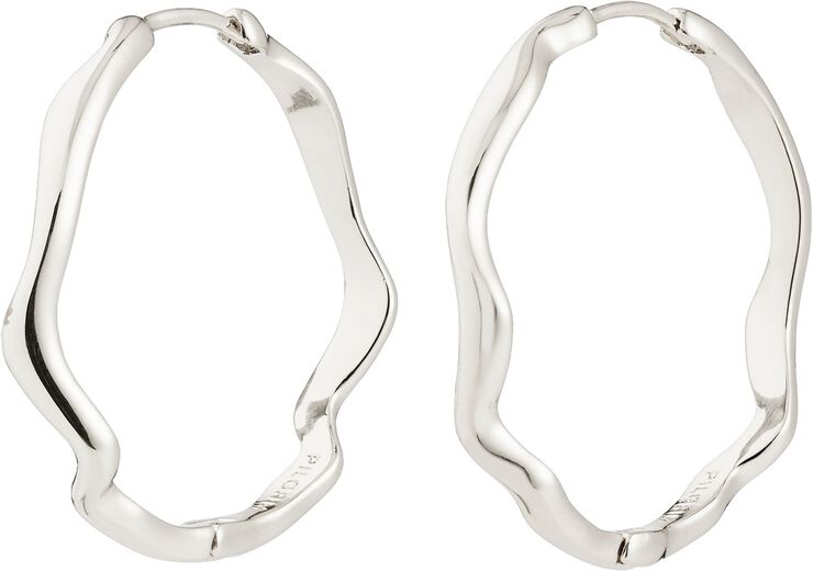 LARKIN øreringe sølvbelagt