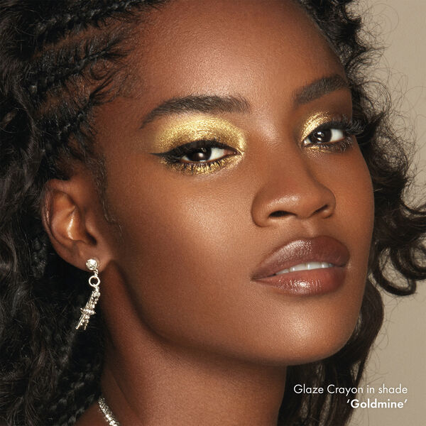 ICONIC LONDON Glaze Crayon, Goldmine, Gold