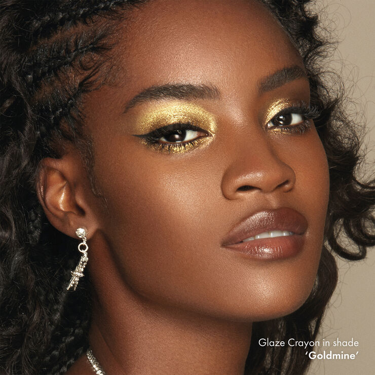 ICONIC LONDON Glaze Crayon, Goldmine, Gold