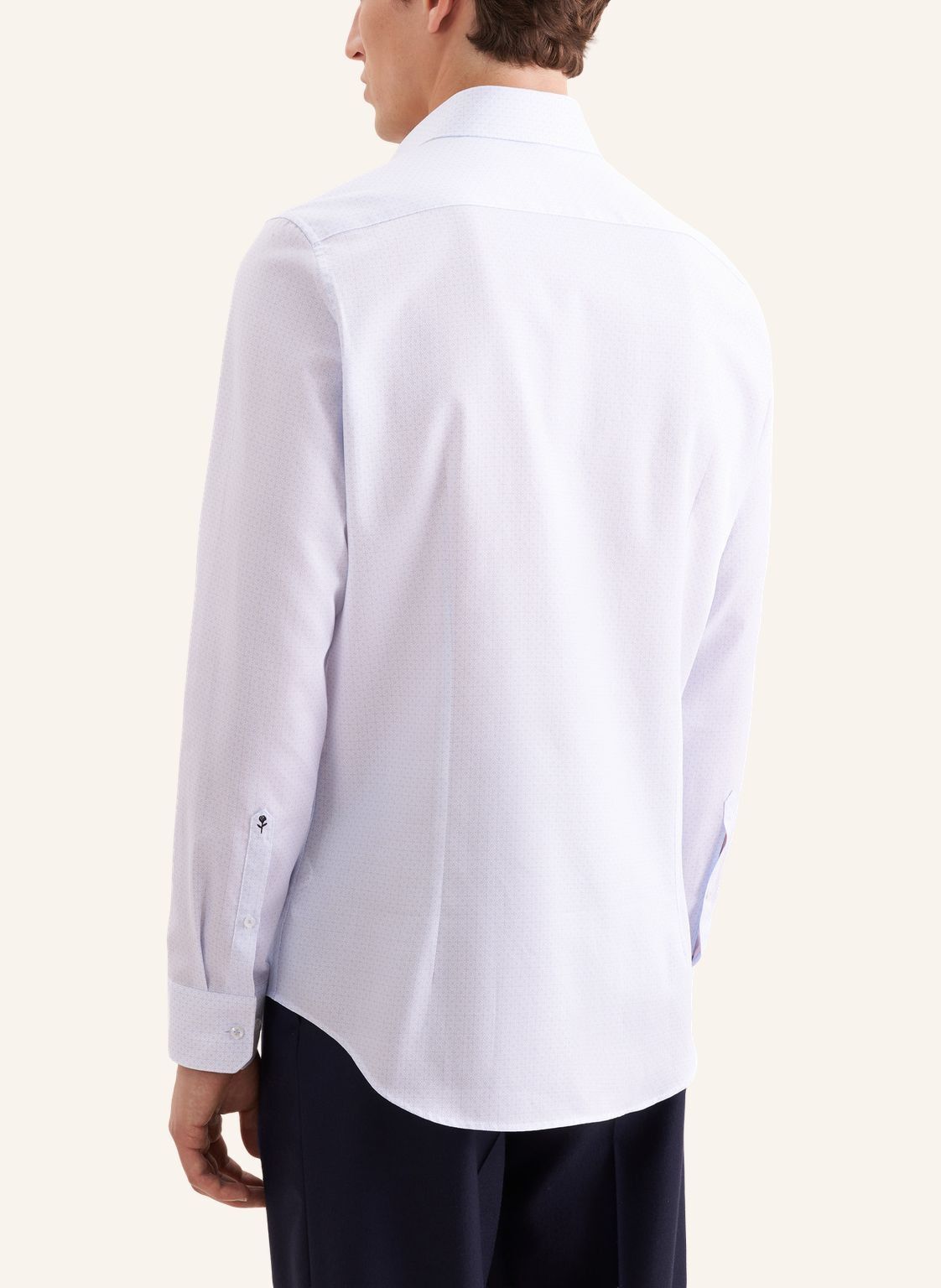 Business shirt Slim 1/1 Kent-Collar Print