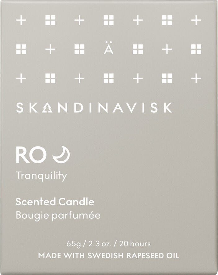 RO Scented Candle w Lid 65g