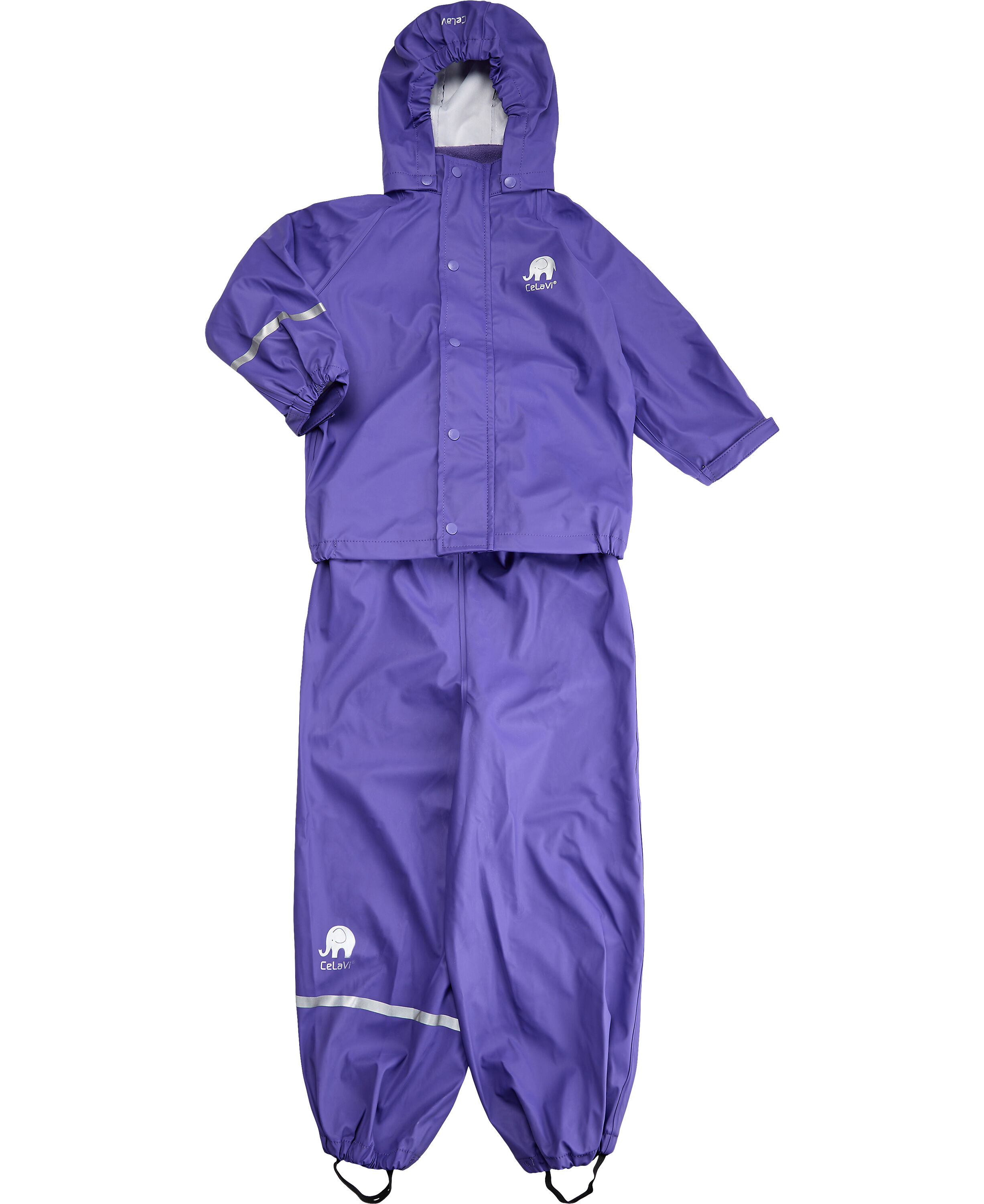 Basic Rainwear Set -Solid Pu