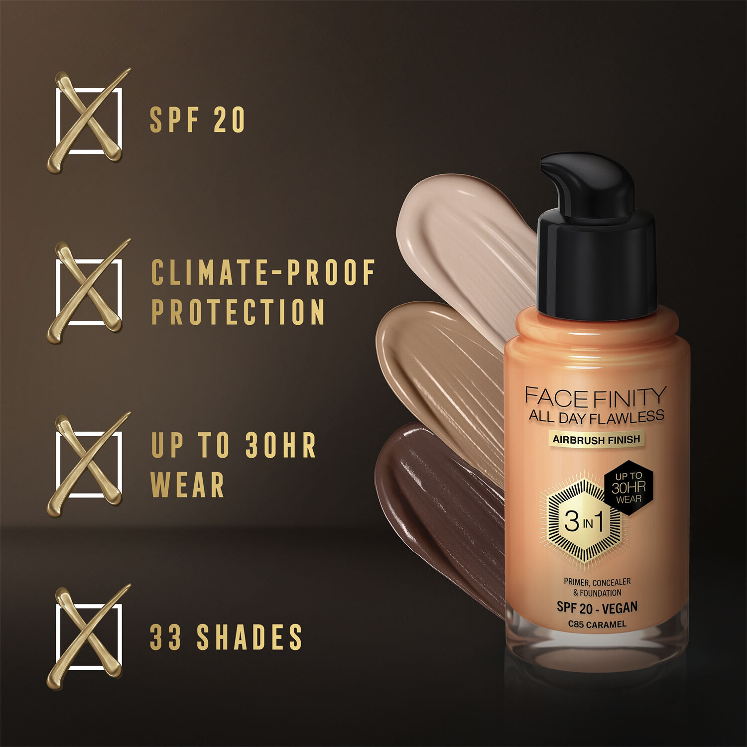 All Day Flawless 3in1 Foundation SPF 20