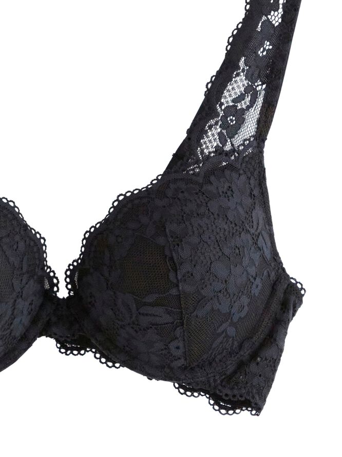 Malva push-up-bh med blonder