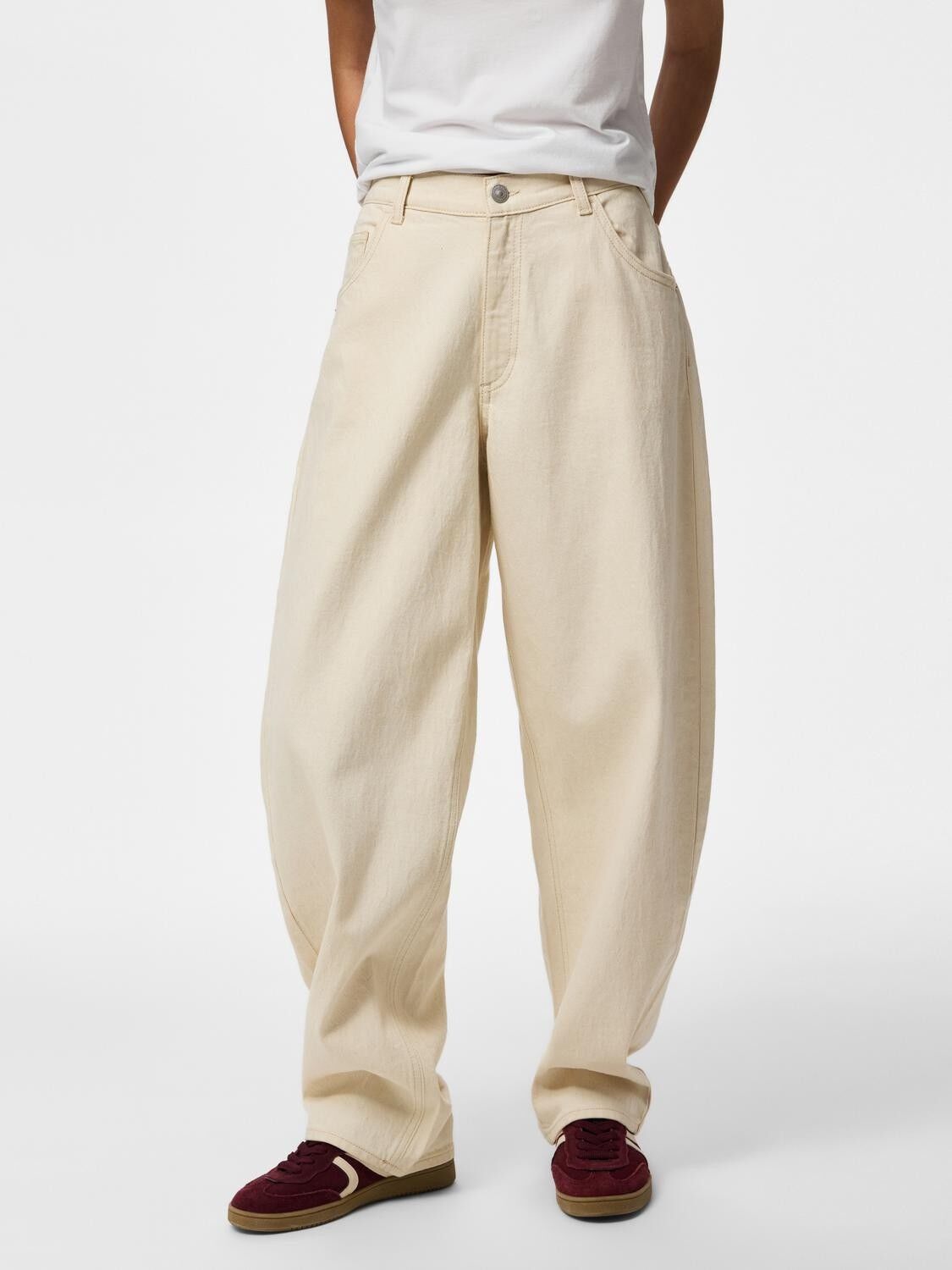 Pcgrace Hw Barrel Jeans Bc