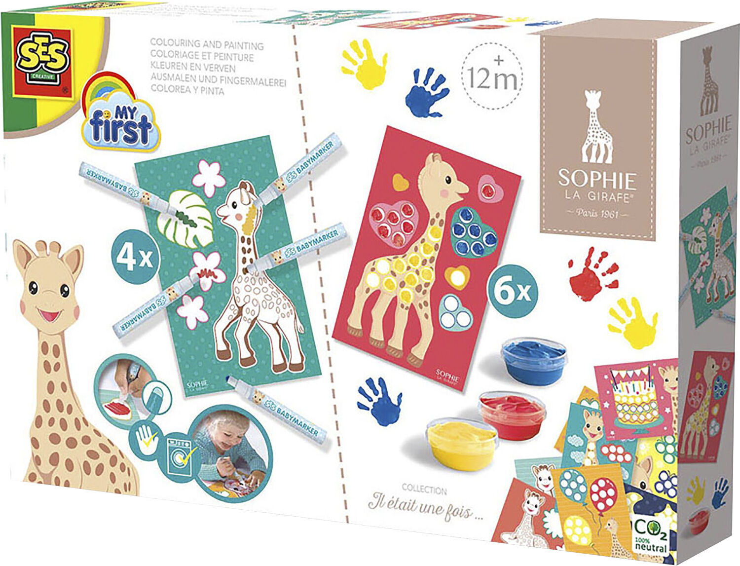 SES Creative - Sofie la girafe - Farve og male