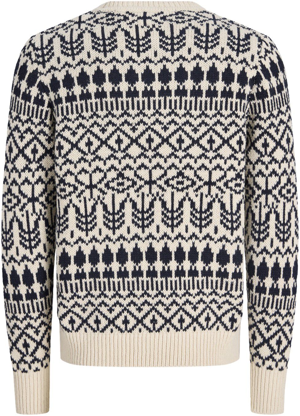 Jprbluclark Knit Pattern Crew Neck
