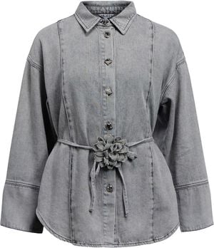 OBJGAIL L/S LO DENIM SHIRT 144