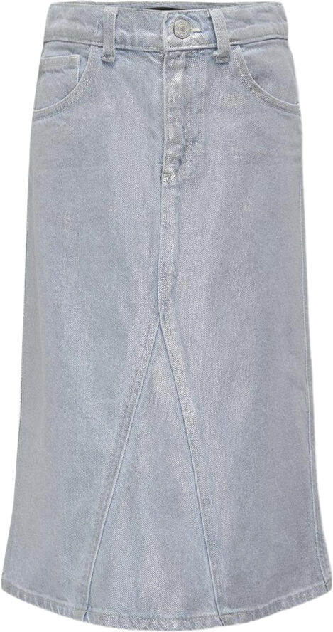 KOGCANAL MAXI SKIRT SILVER DNM RED