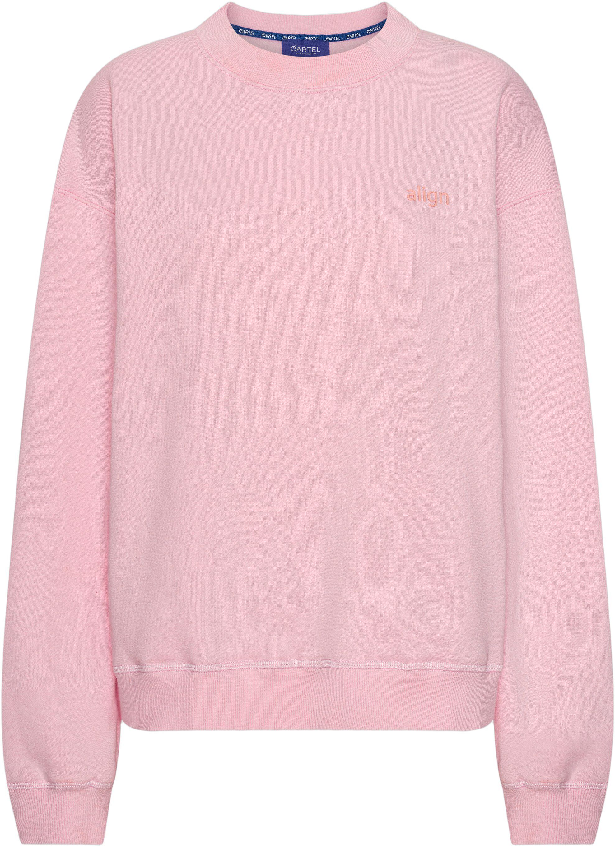 Cartel x Align by Blume oversize sweatshirt - Blush