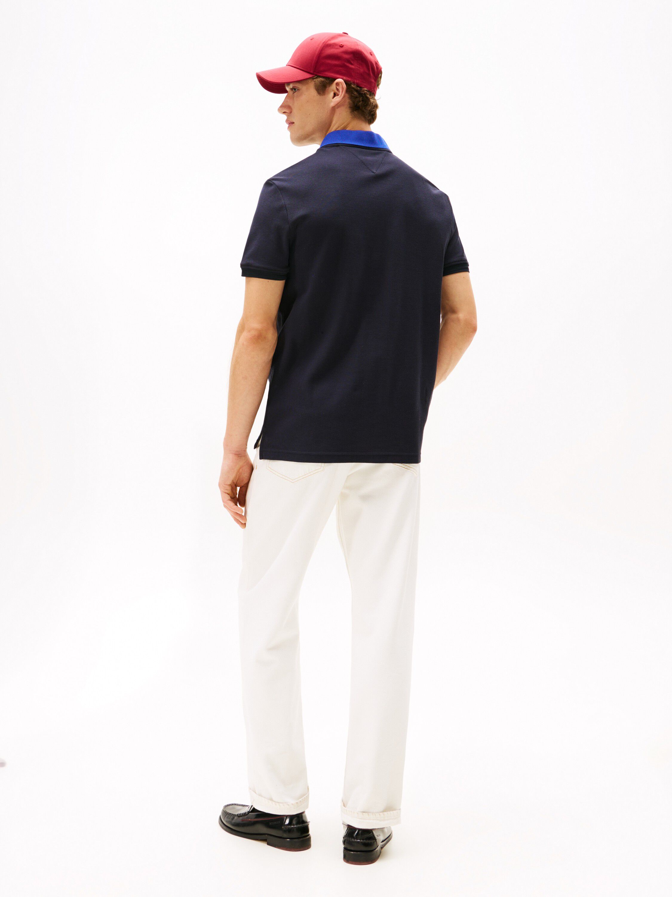 HERRINBONE COLLAR REG POLO