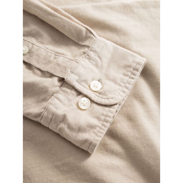 Regular fit corduroy shirt - GOTS/Vegan