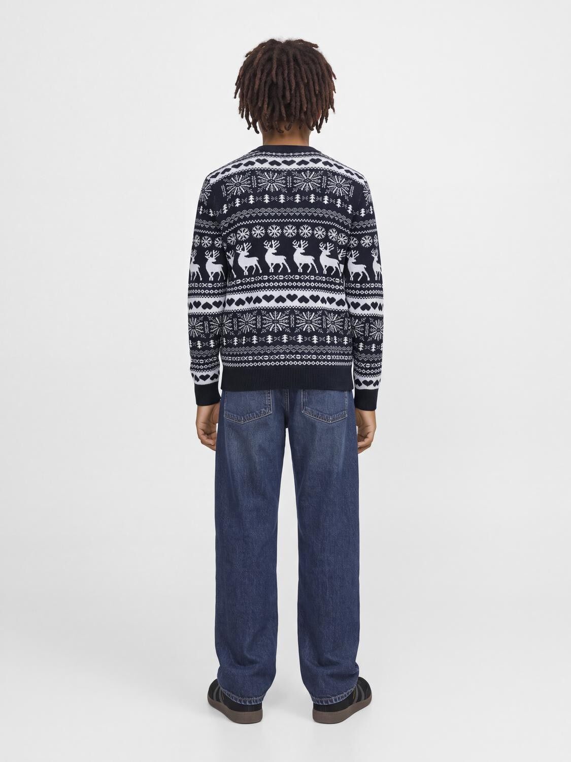 Jjxmas Santa Knit Crew Neck Jnr
