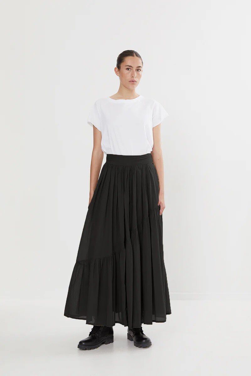 Angled gather skirt - Polonia