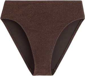 Højtaljet bikiniunderdel med lurex