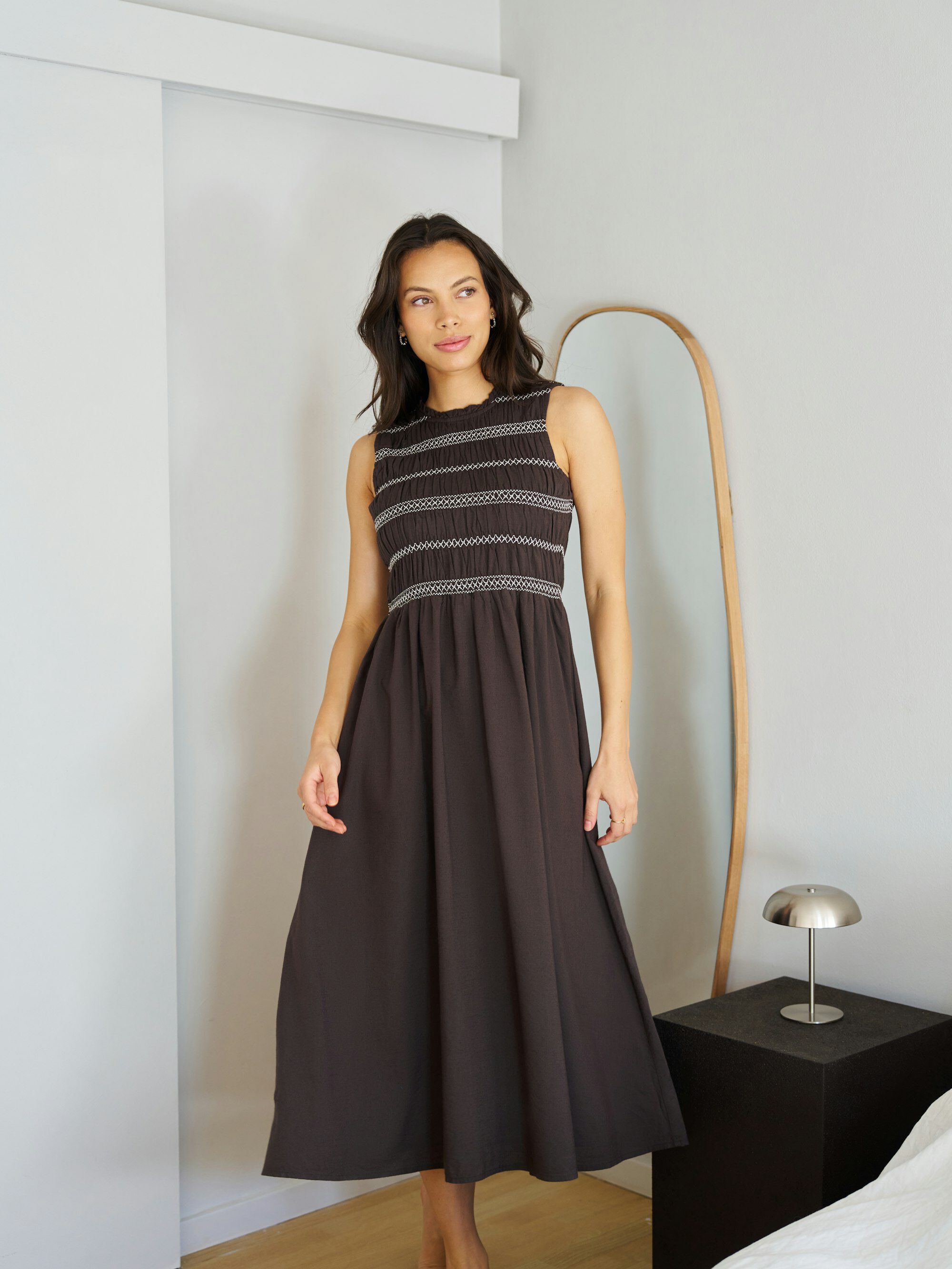 Atika Deco Smock Dress